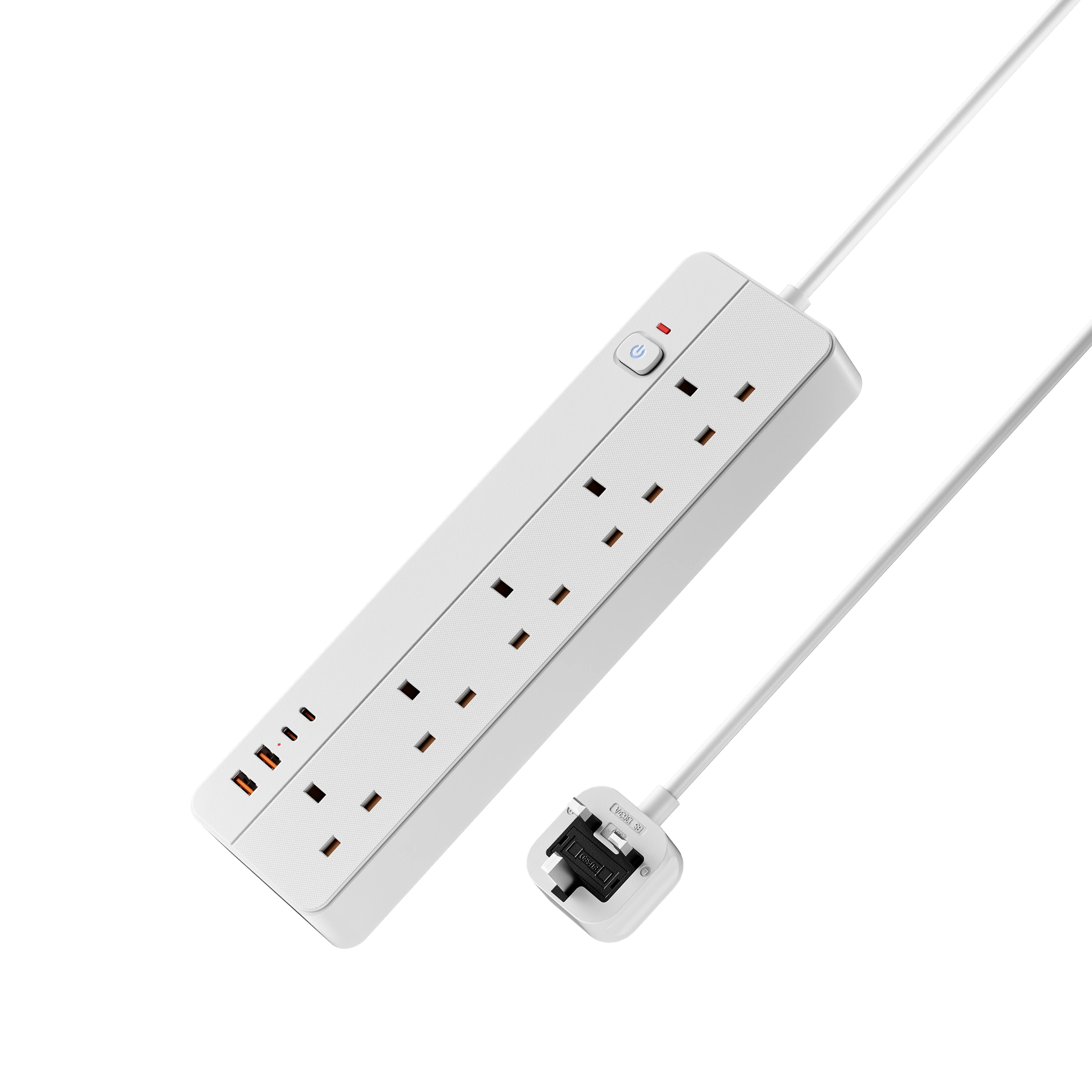 XR-UK-A5U UK power strip product gallery image