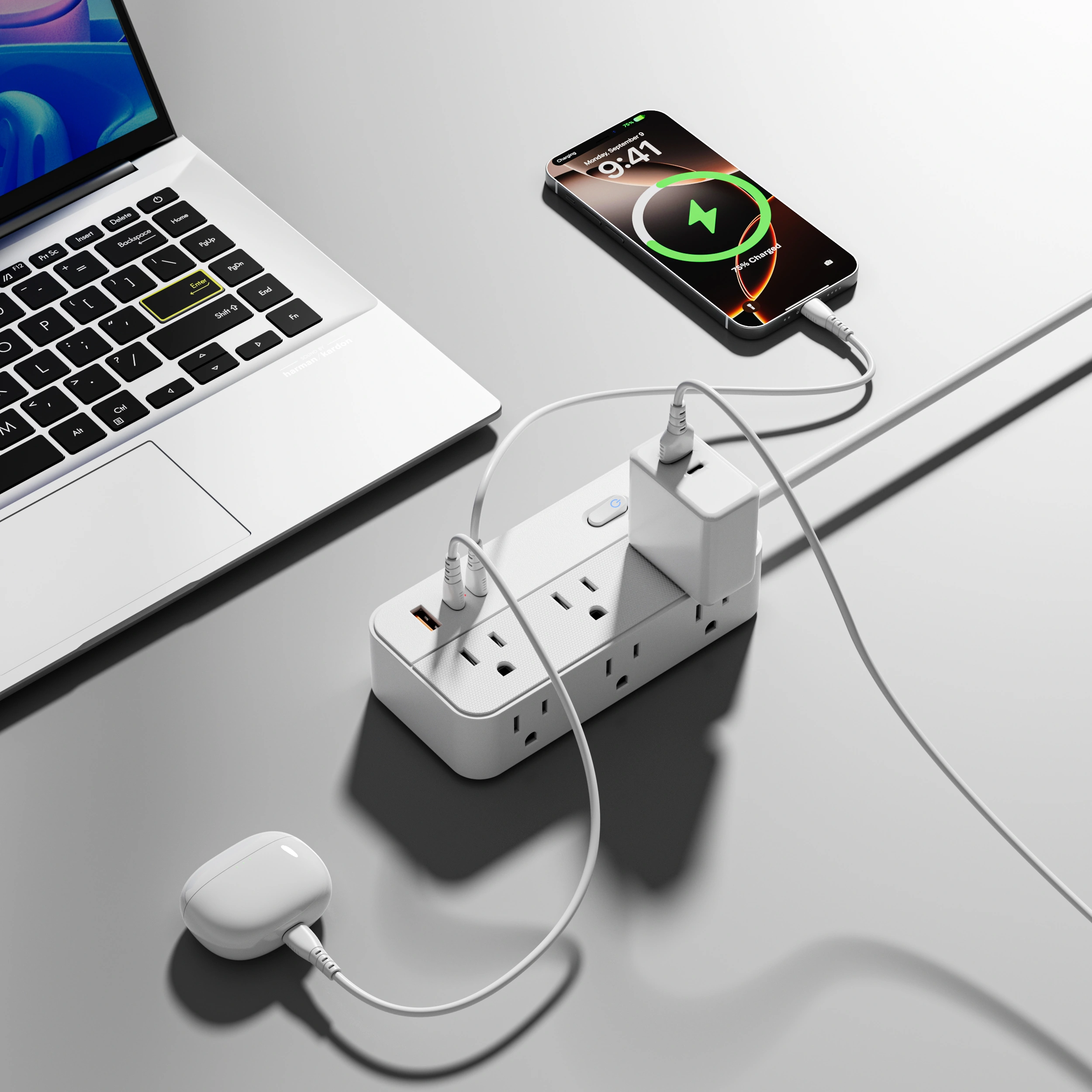 XR-US-A6U US power strip product gallery image
