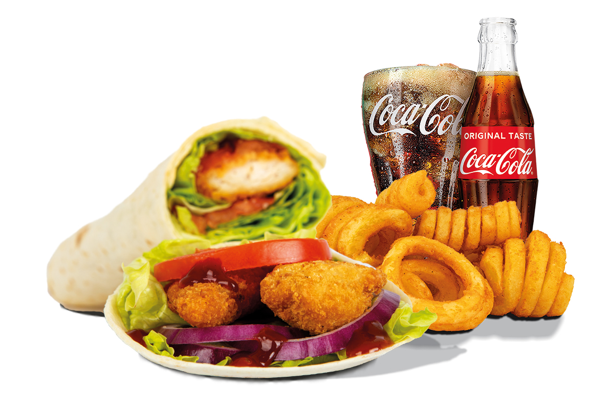 BBQ Chicken Wrap Menu