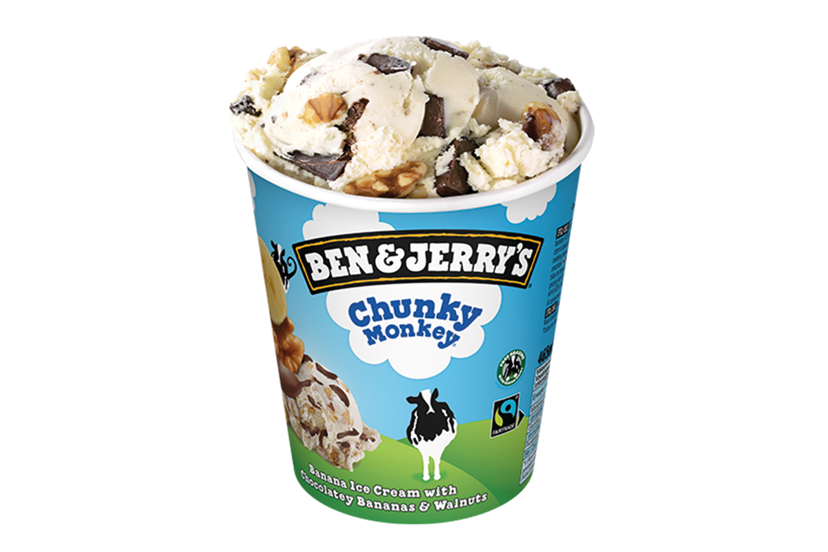 Ben Jerrys Chunky Monkey 465ml