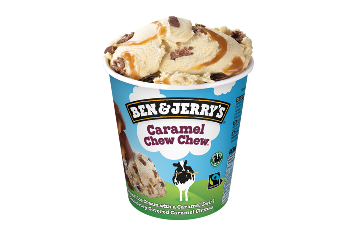 Ben Jerrys Caramel Chew Chew 465ml