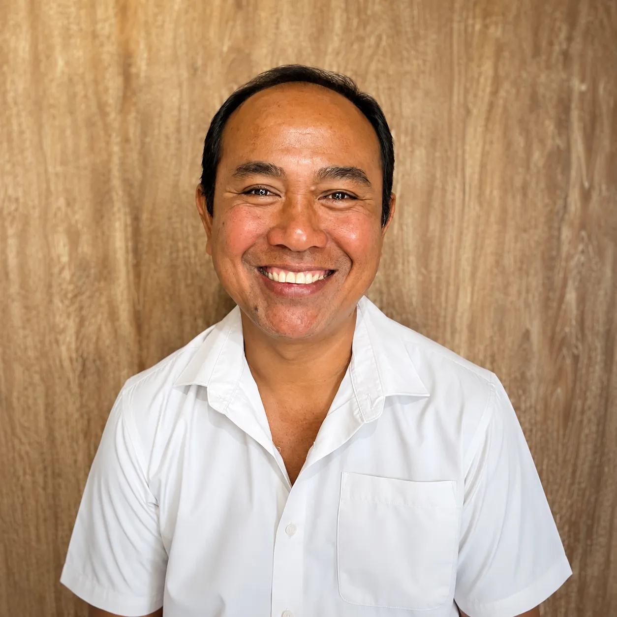 Ketut, a Reiki Tummo practitioner from Bali, guiding a calming energy healing and meditation session at Balquisse Heritage Hotel
