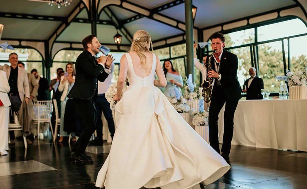 WhoAmI? party with saxophone