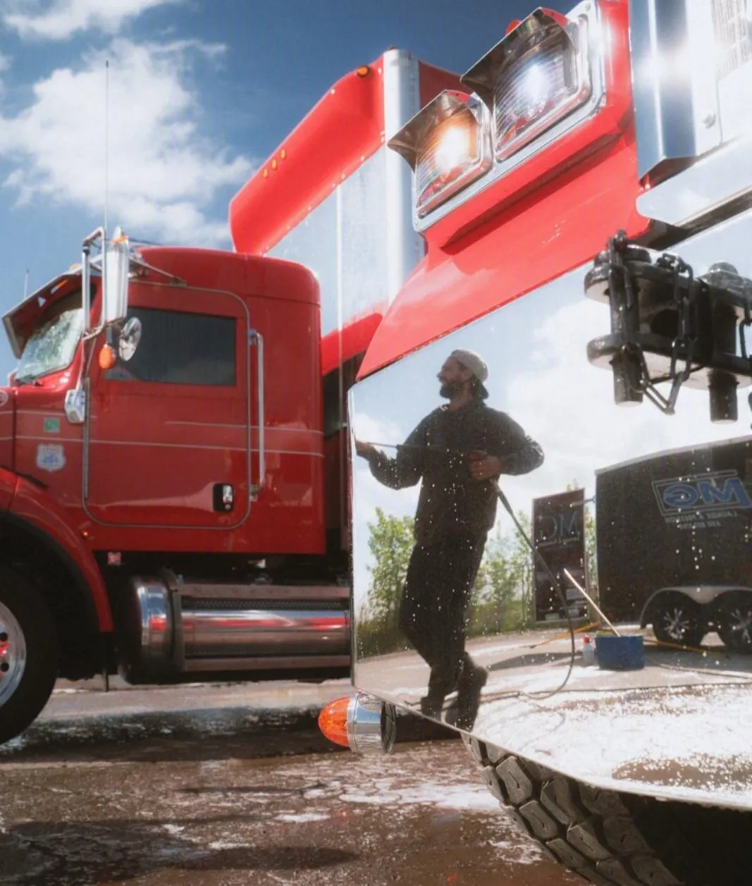 Lavage de camion lourd par MG Lavage à pression à Valleyfield