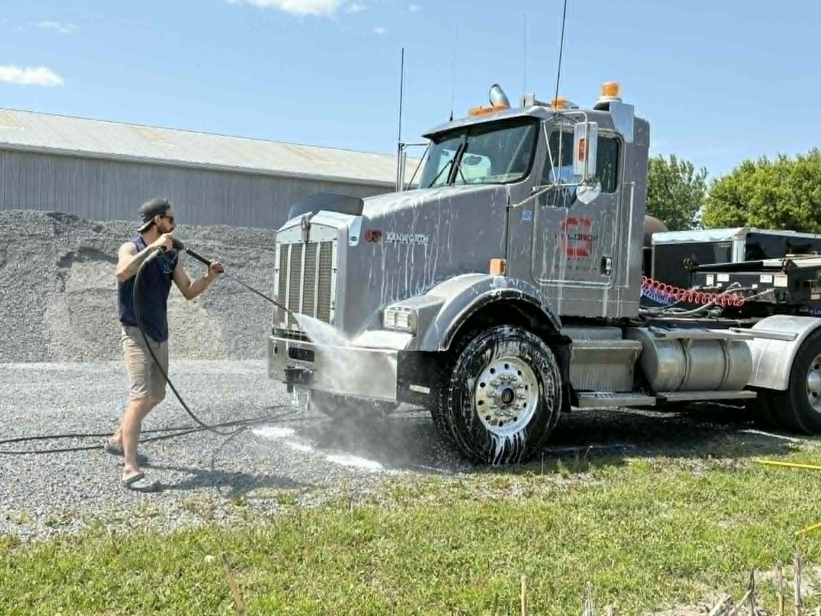 Lavage camion
