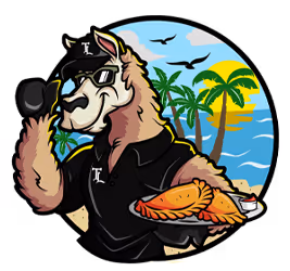 tropical llama logo