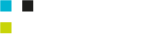 OSP Logo footer white OSP letter and a grid of 4 small squares