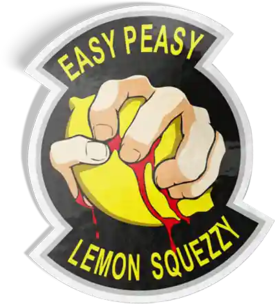 Easy peasy lemon squeezy sticker