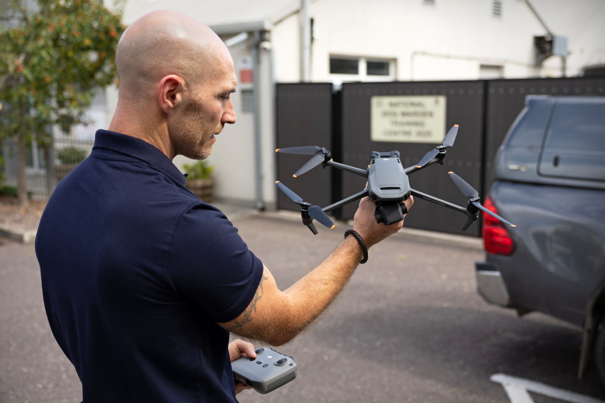 Drone training with a DART operator in Ireland
