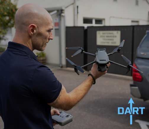 Drone training with a DART operator in Ireland