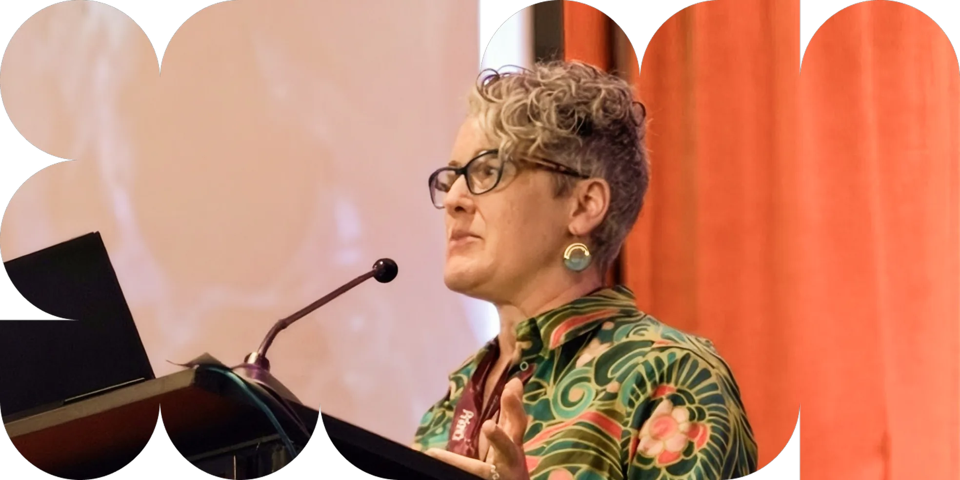 Speaker presenting at the PRIMO Annual Meeting