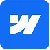 White stylized letter W logo on a blue rounded square background.