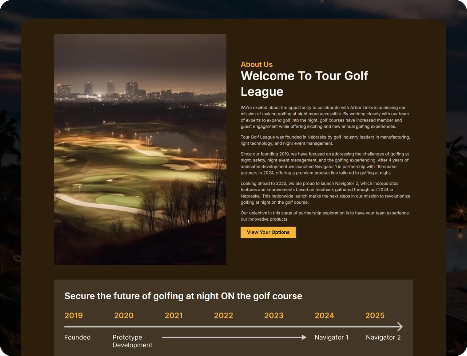 Green golf course with fairway, trees, and sand bunkers