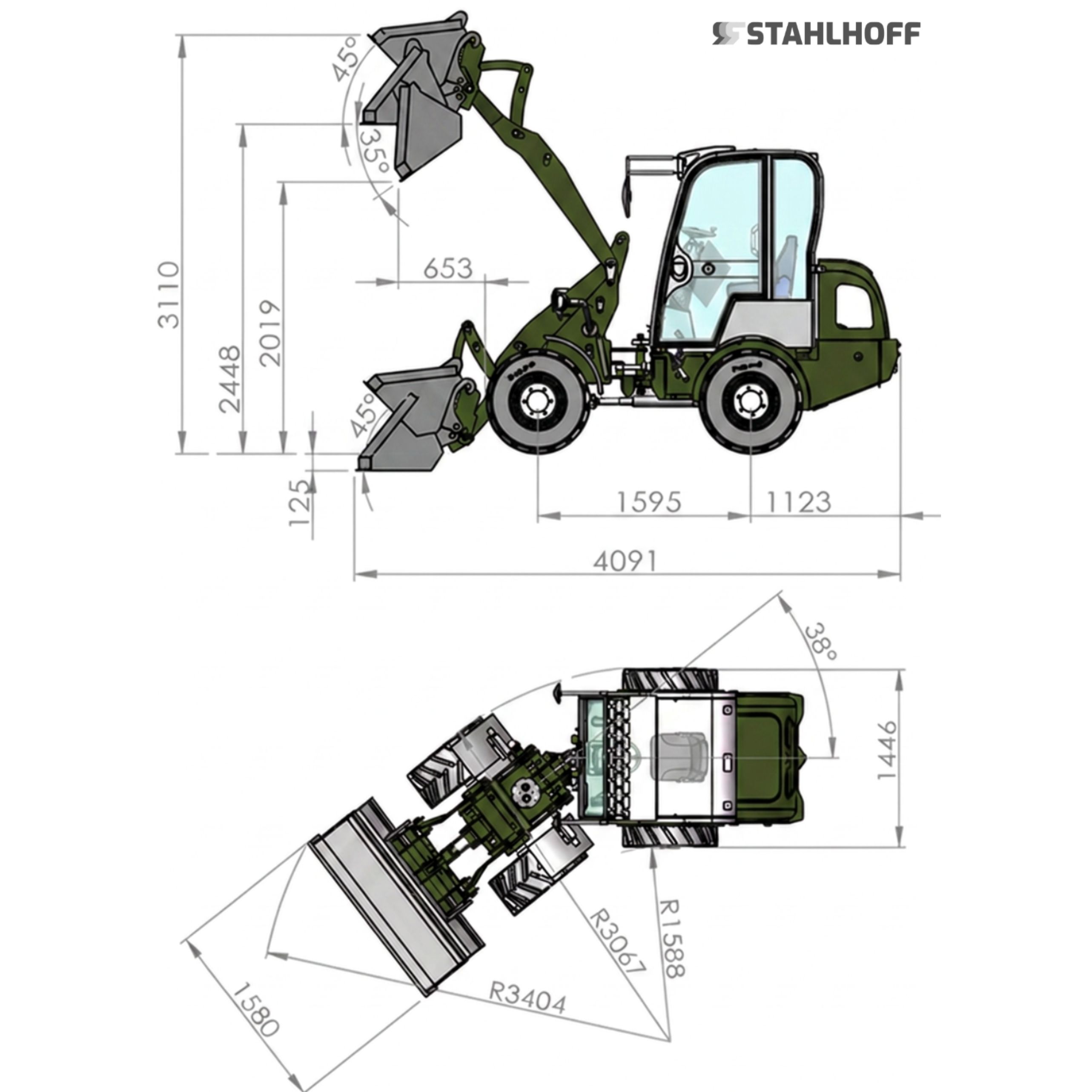 STAHLHOFF HL-1230 Hoflader