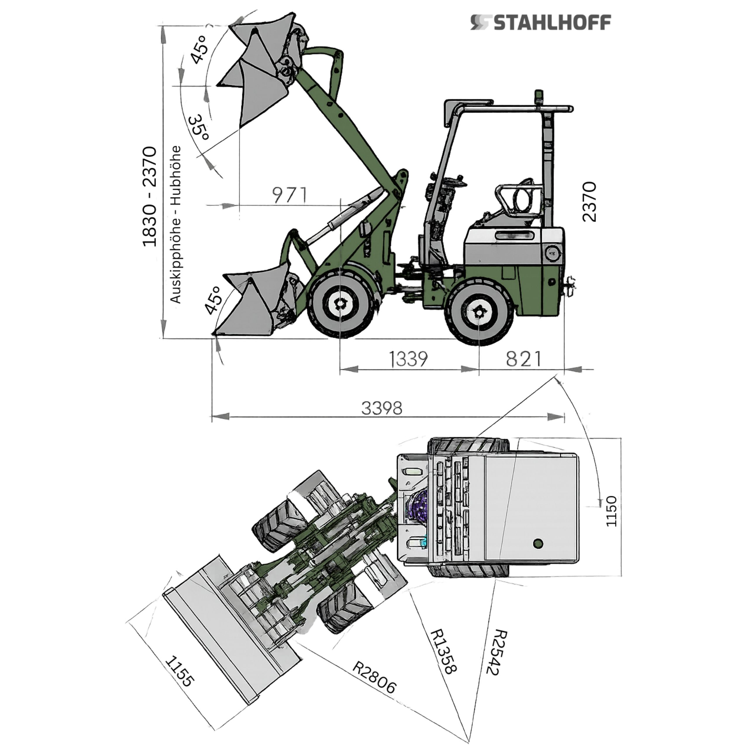 STAHLHOFF HL-1028 Hoflader
