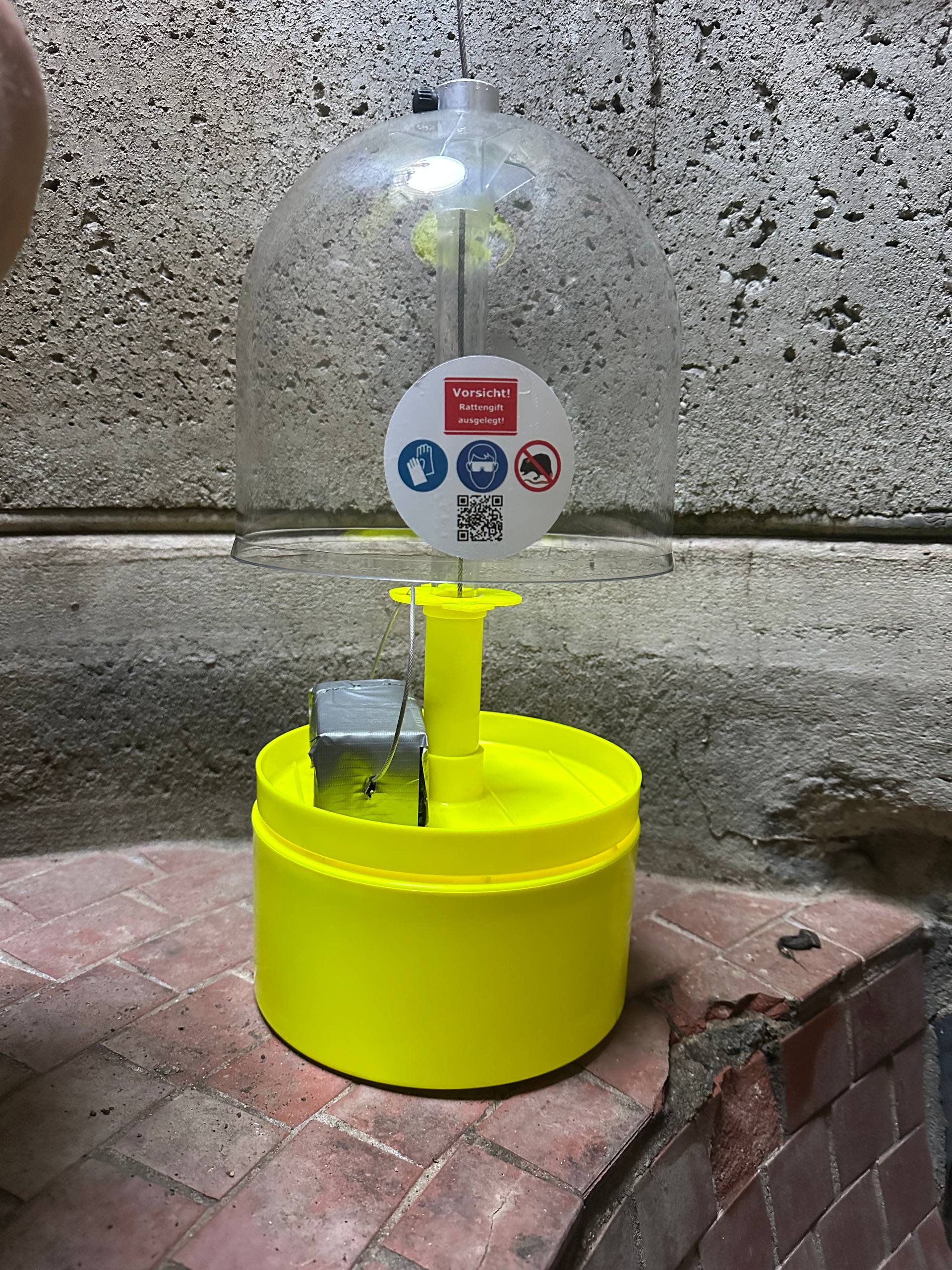 Rattenfalle und Köderstation Rat Captain mit Schutz vor Wasserkontakt und Auswaschung