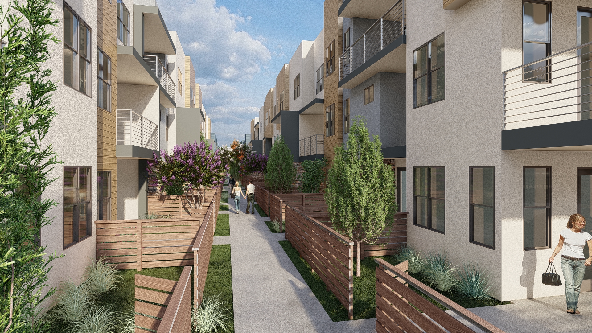Walkway rendering