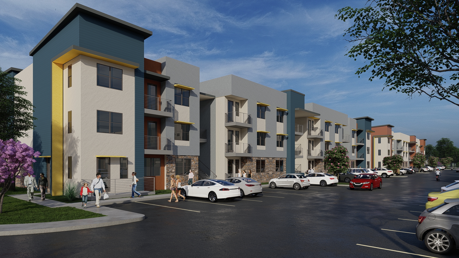 Exterior of community rendering
