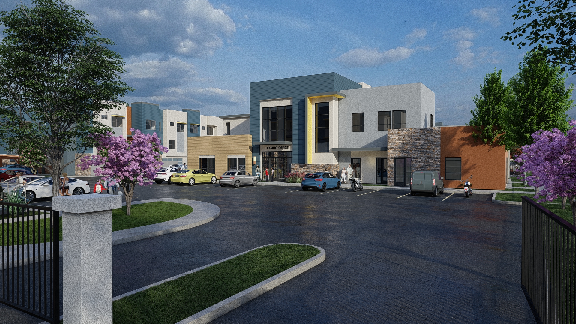 Exterior of community rendering