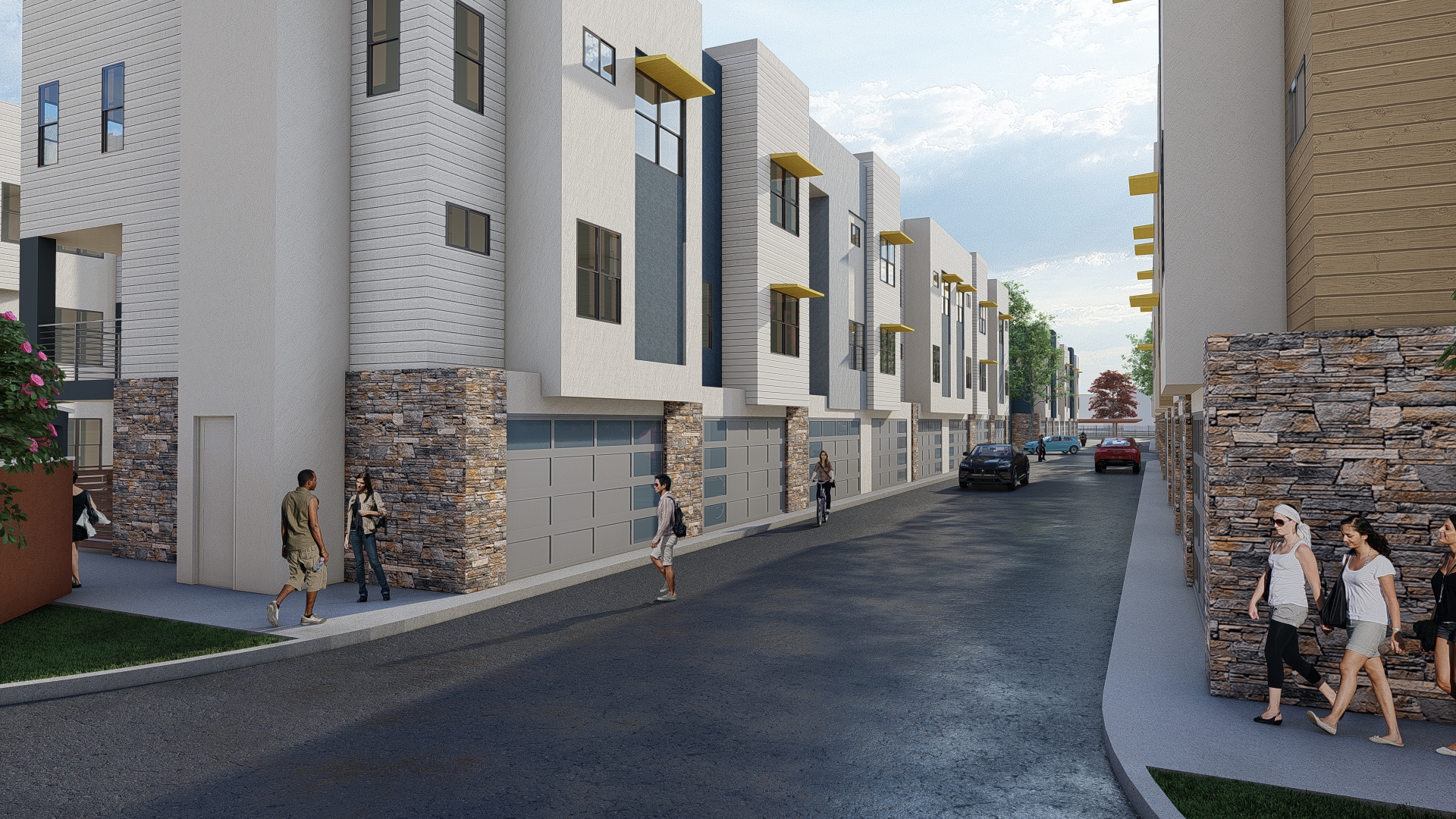 Exterior of community rendering