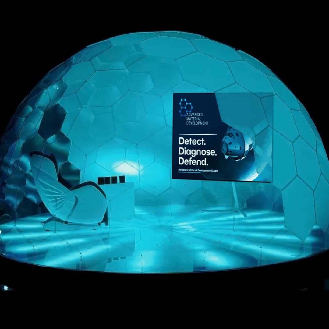Advanced Material Development brand communications making complex defence technology clear