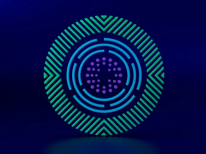 The Saudi Leadership Society emblem, concentric rings on a deep blue field | Government Brand Strategy and Identity, Saudi Leadership Society