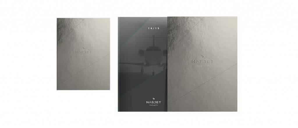 Private Aviation Brand Design Riyadh | Bilingual Aviation Branding