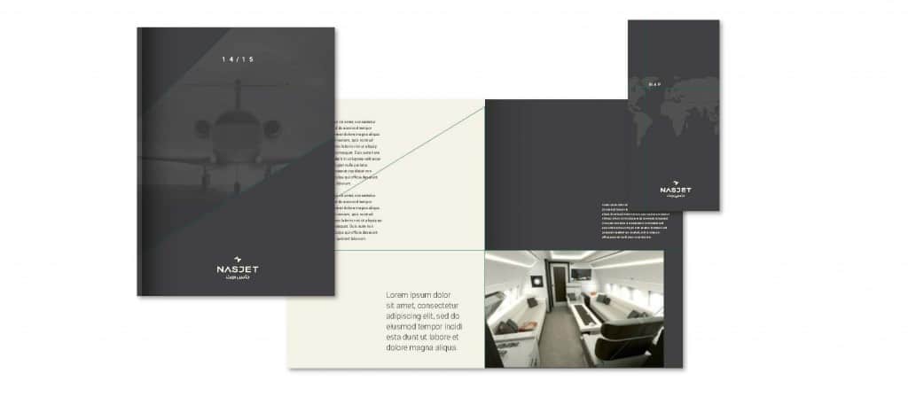 Business Aviation Branding Consultancy Dubai | NASJET Visual Identity