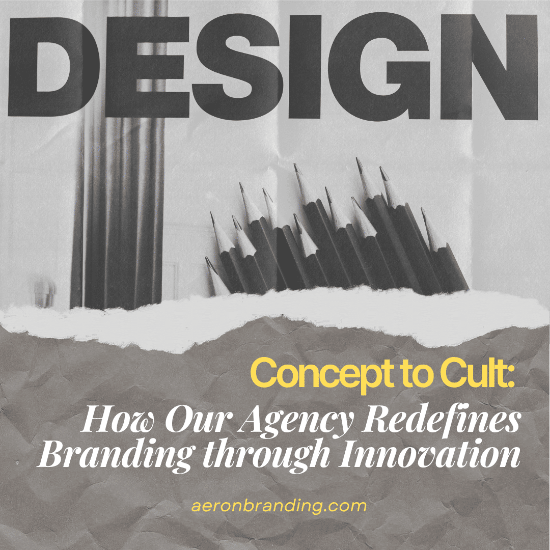 Social graphic headed Concept to Cult, how our agency redefines branding through innovation.