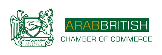 The Arab British Chamber of Commerce logo, a green crest above the chamber's name.