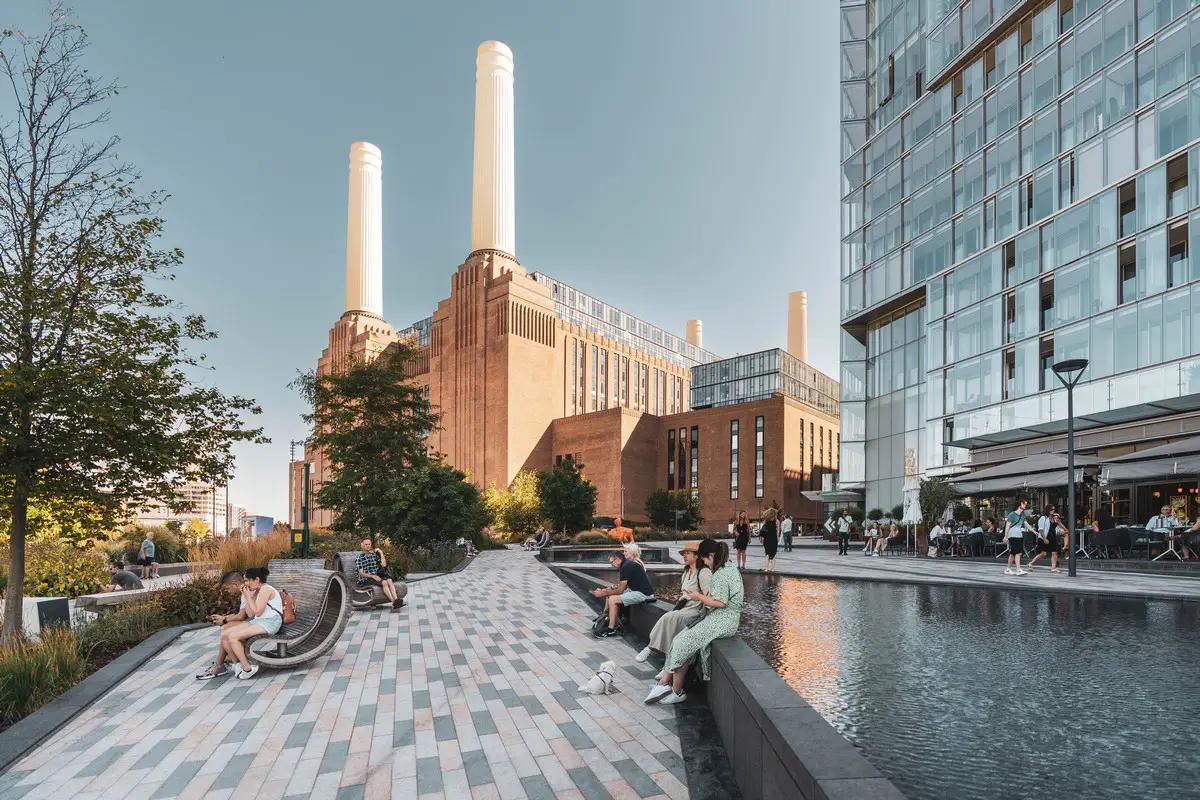 Battersea Power Station demonstrating property brand transformation, mixed-use development and placemaking in London.