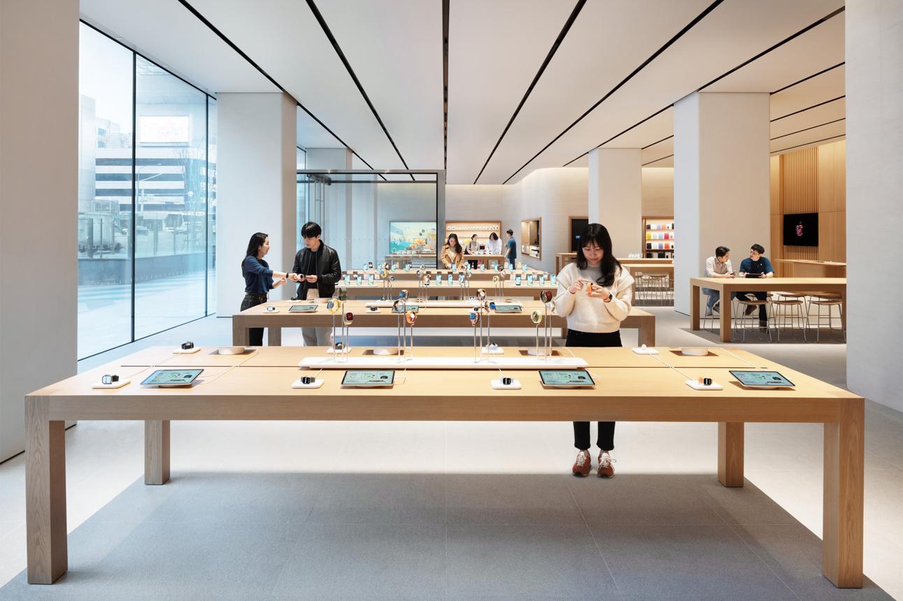 Apple products demonstrating technology brand experience, simplicity and human-centred design.