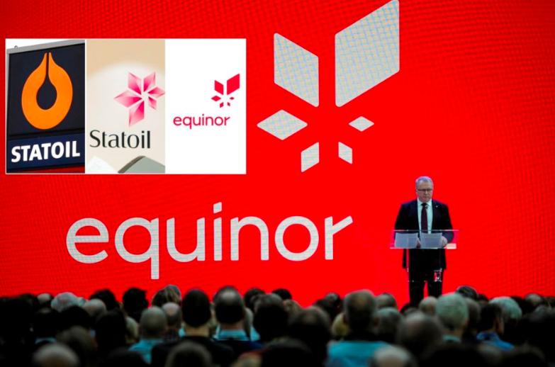 Statoil to Equinor rebrand illustrating corporate brand transformation in the energy sector. Link image/caption to:The story behind the Equinor name