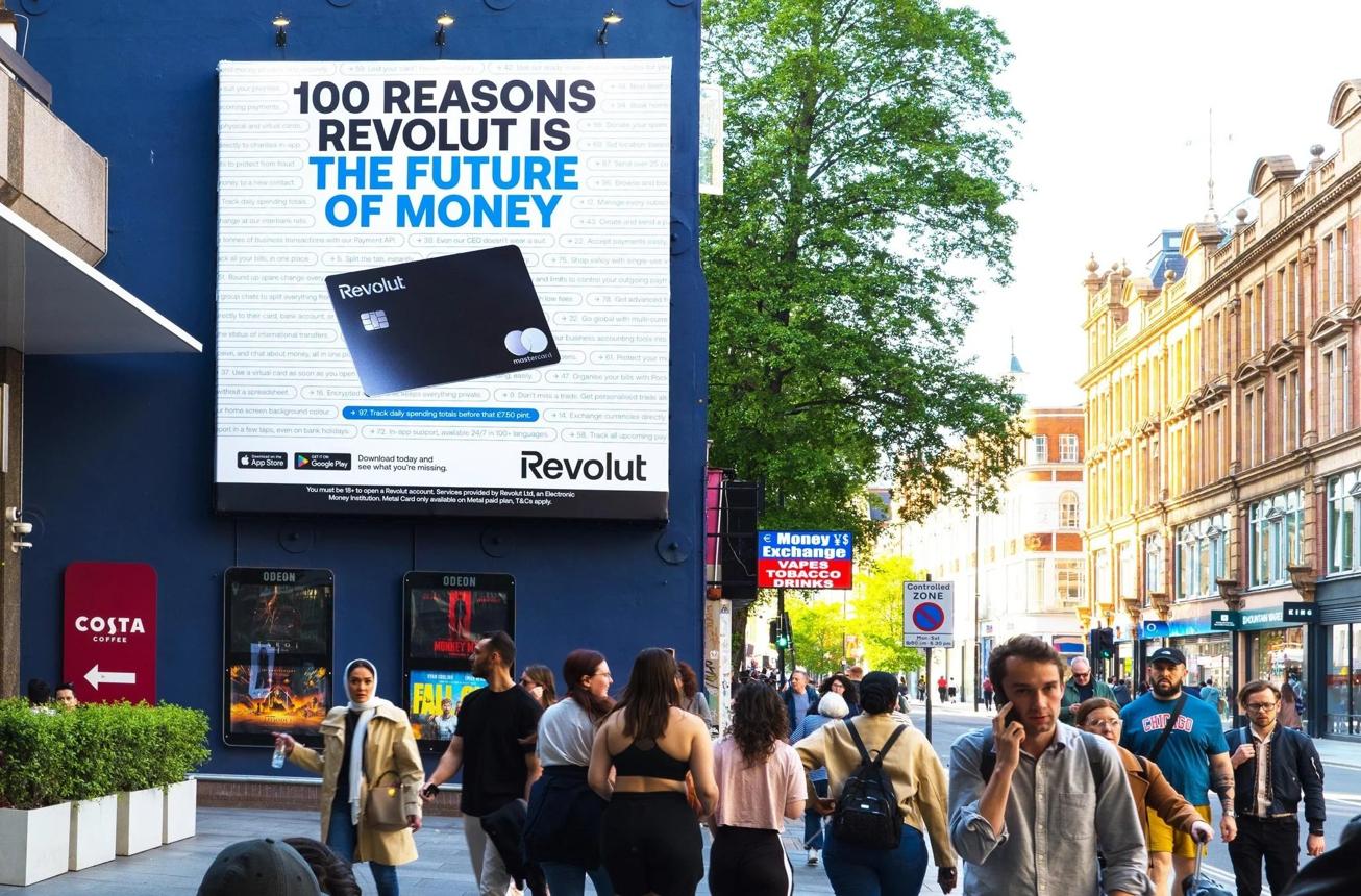 Revolut brand campaign illustrating digital banking and FinTech brand strategy. This is the format I'd now use for every Aeron Insight image handover: SEO title / image filename / short editorial caption / descriptive alt text.