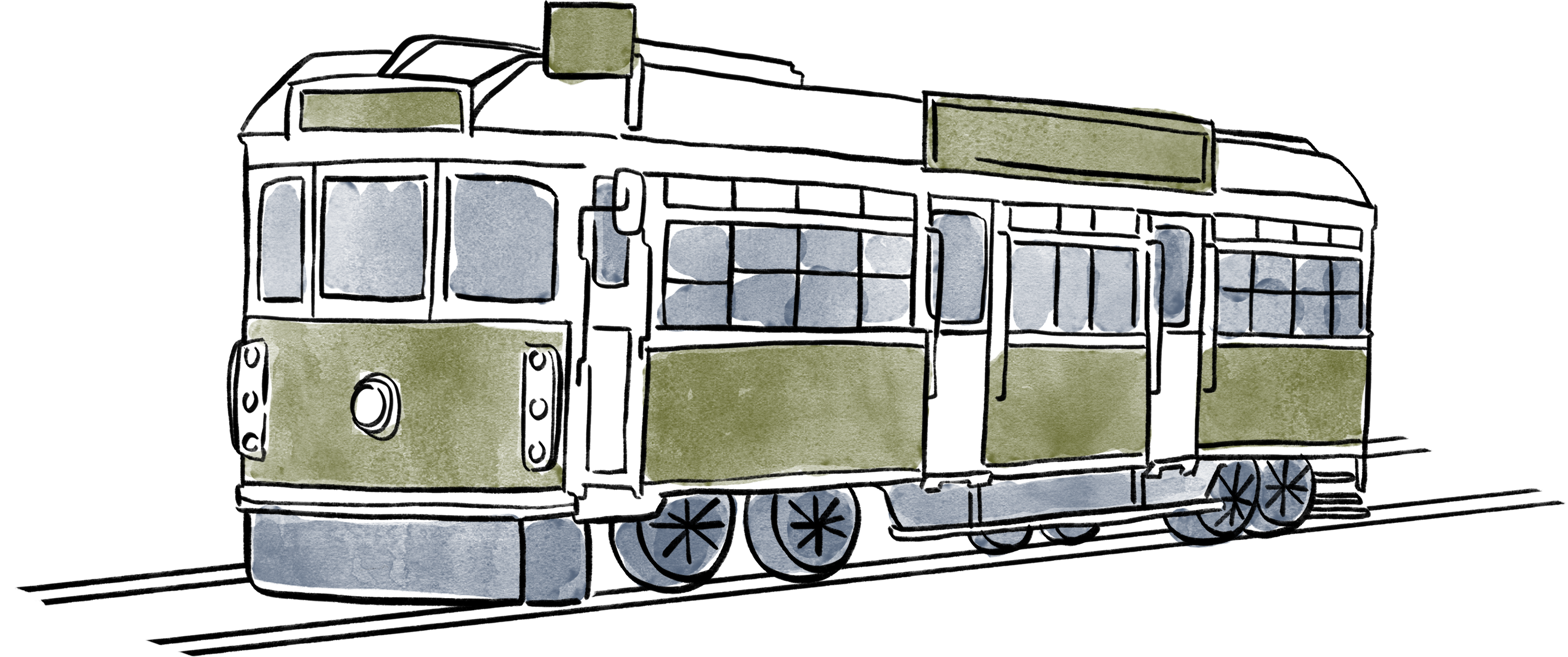 A tram icon.