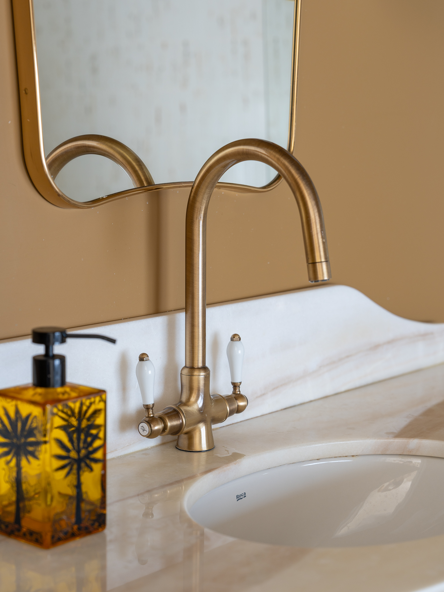 Styled residential interior with furniture, artwork and decorative details by Opus Interior Design