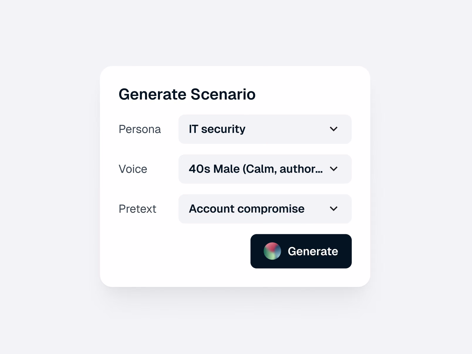 Voice attacks built with AI