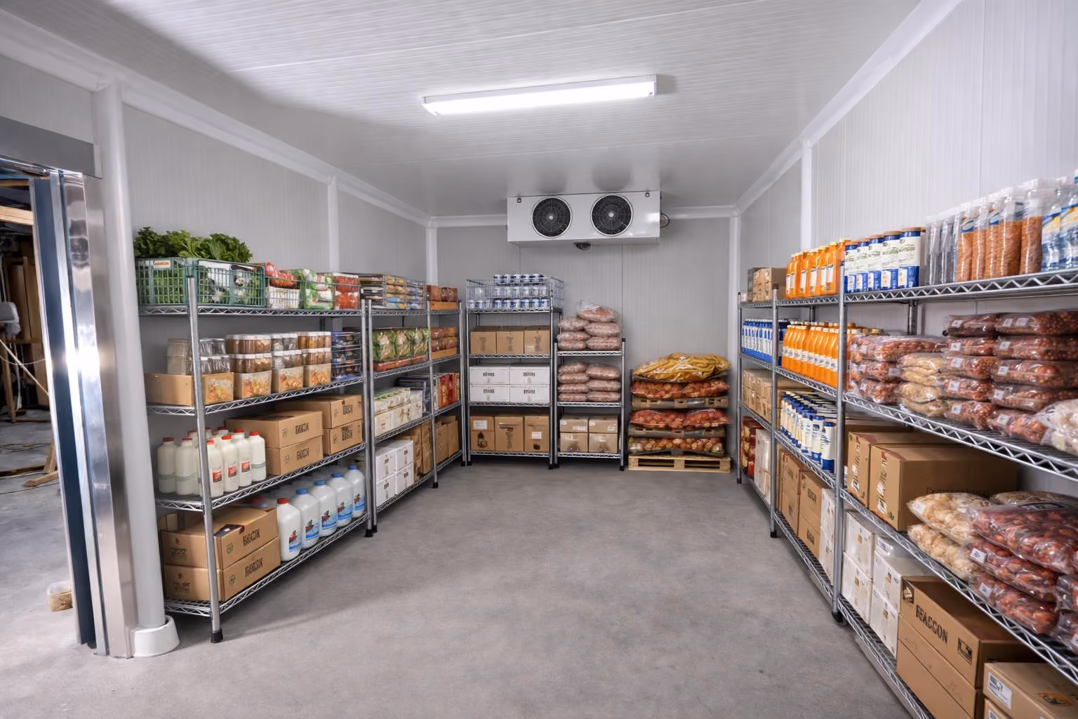 Supermarket aisle
