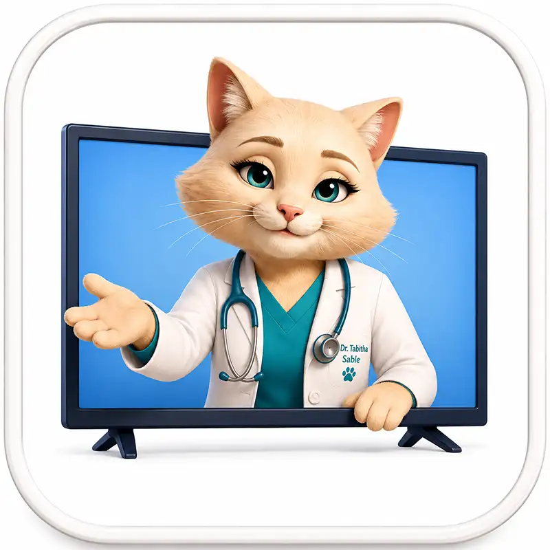 Brand character on a TV, representing TV and streaming ads