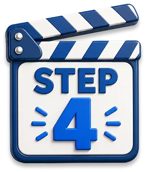 Step 4 icon representing ongoing re-memorability content