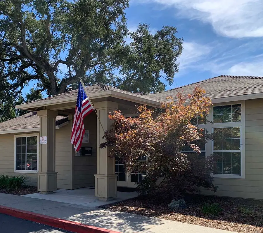 Exterior of leasing office