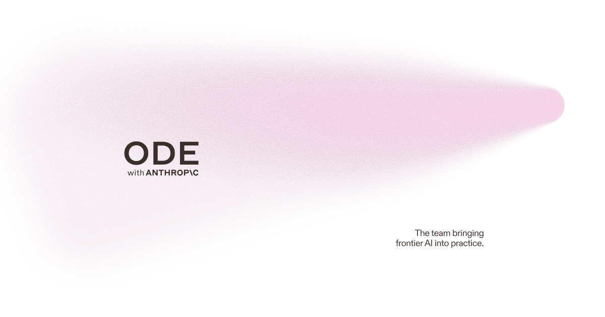 Anthropic and Blackstone Launch Ode, Betting the Real Money Is in Implementation