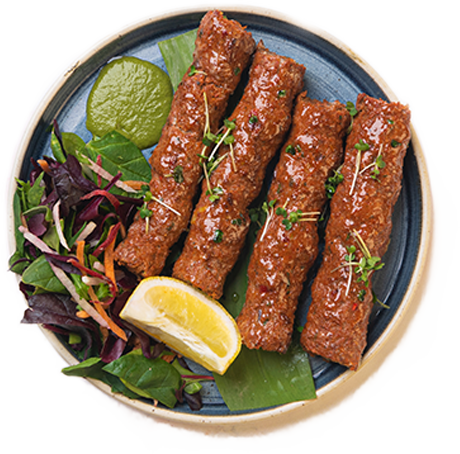 bhageecha signature dish lamb sheekah kebab