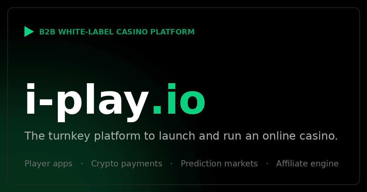 Operator dashboard for launching a white-label online casino