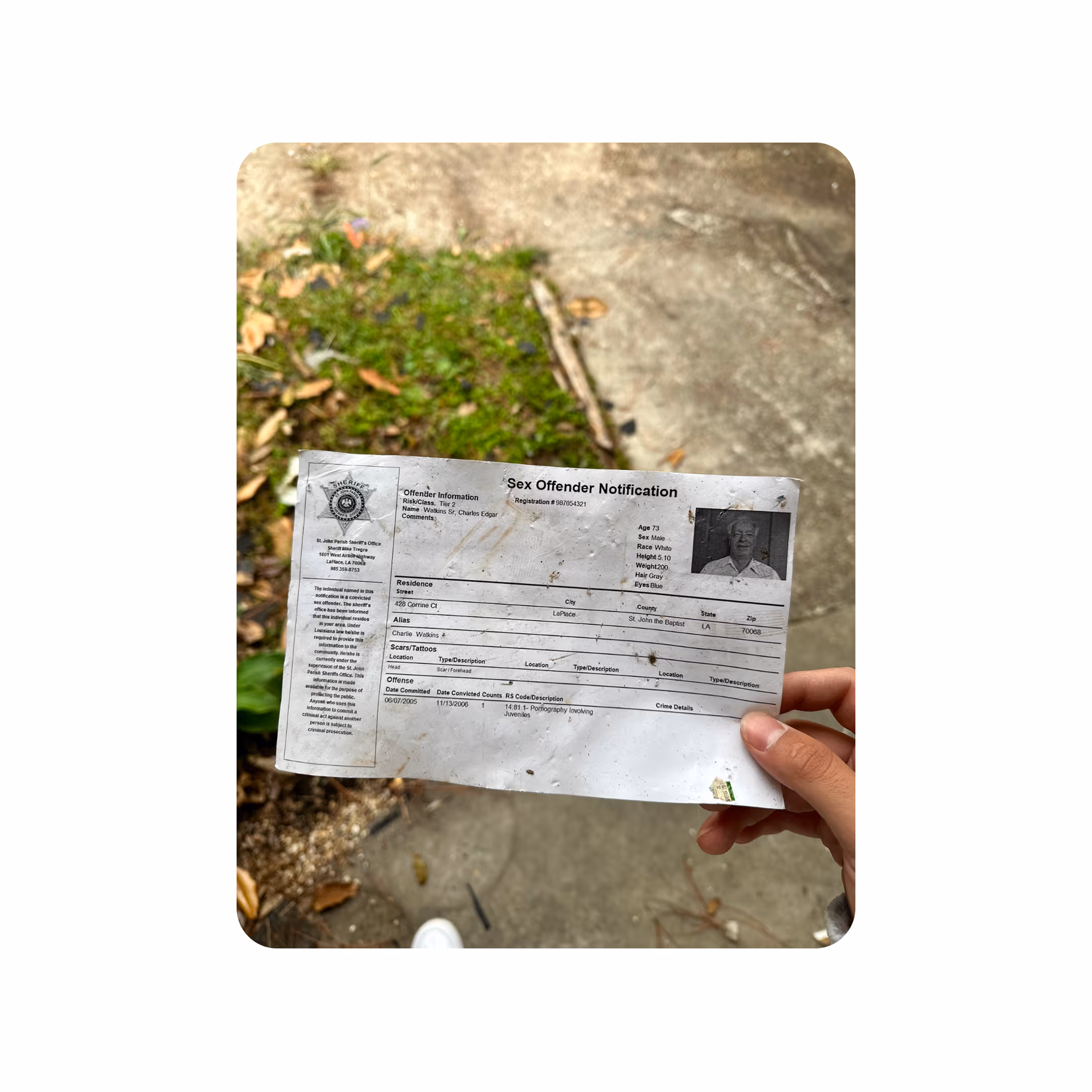 offender notification