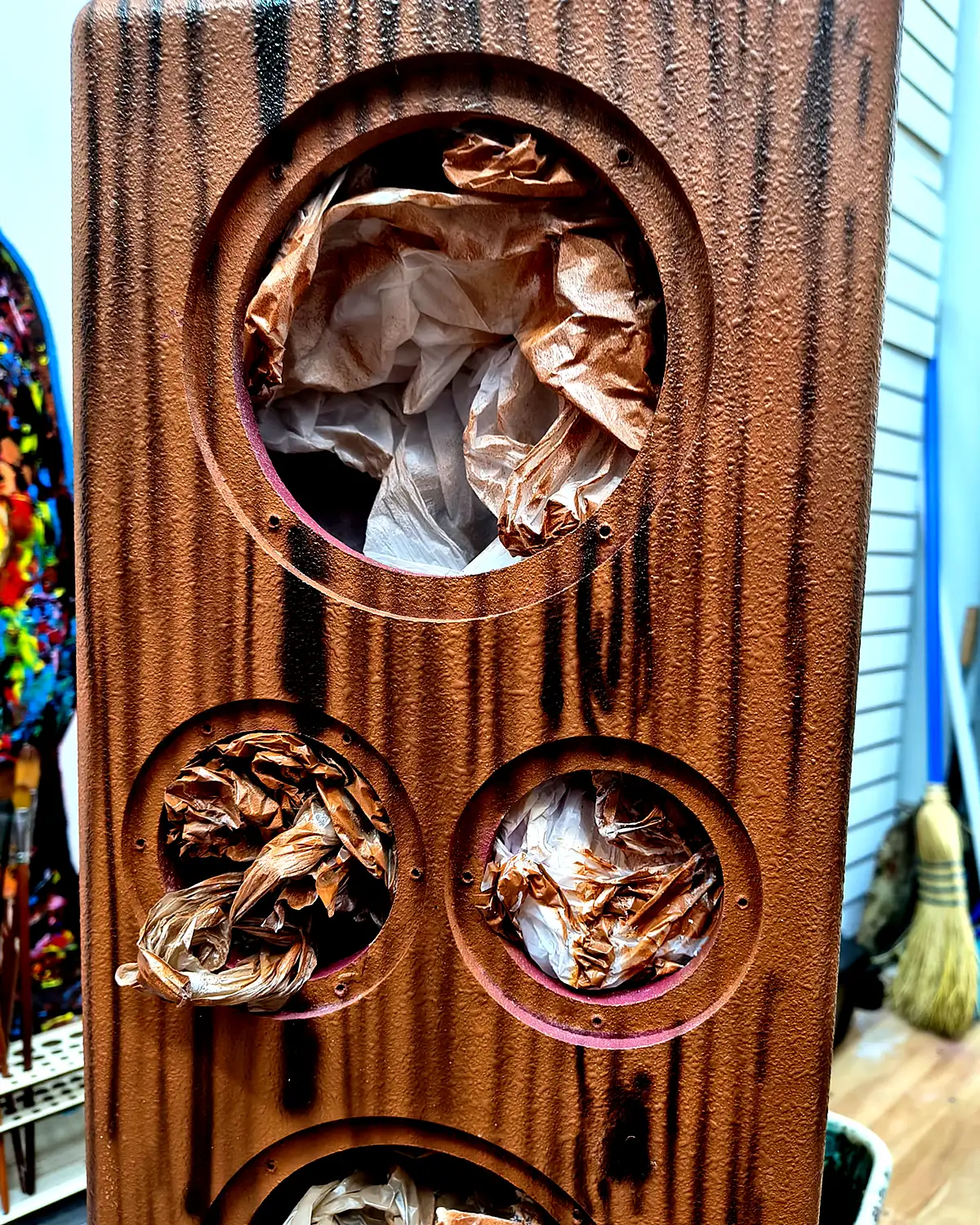 Mid-transformation detail shot