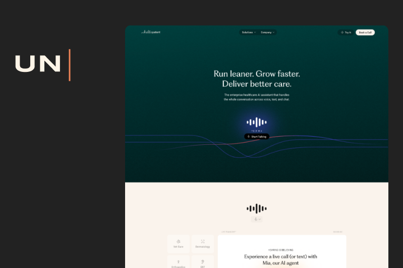 Hello Patient - Made in Webflow thumbnail