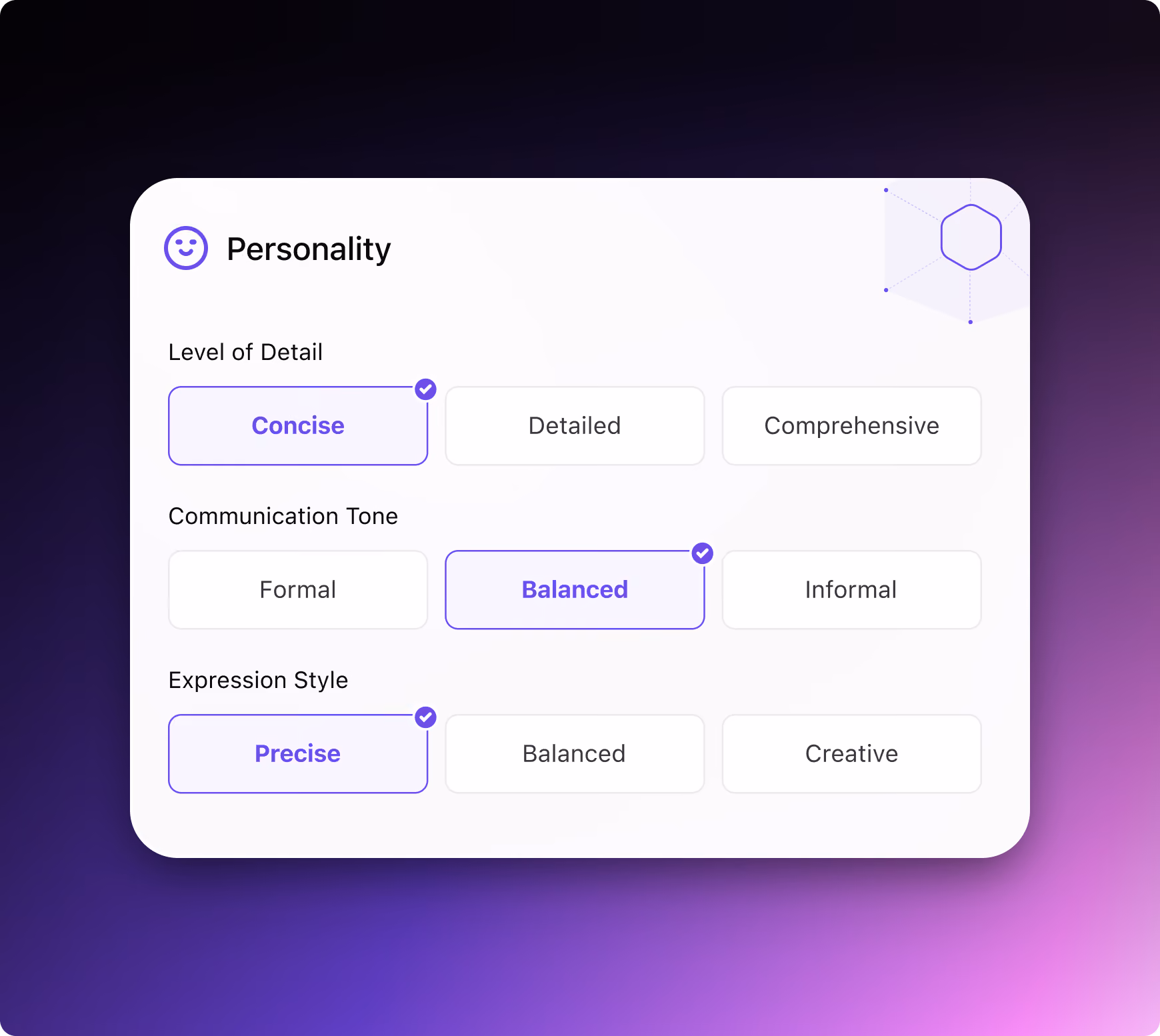 Personality