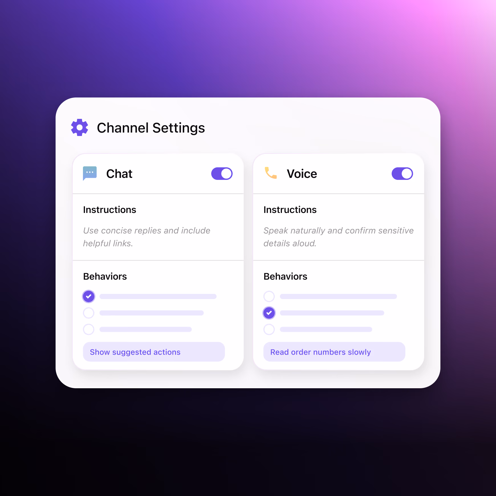 Channels
