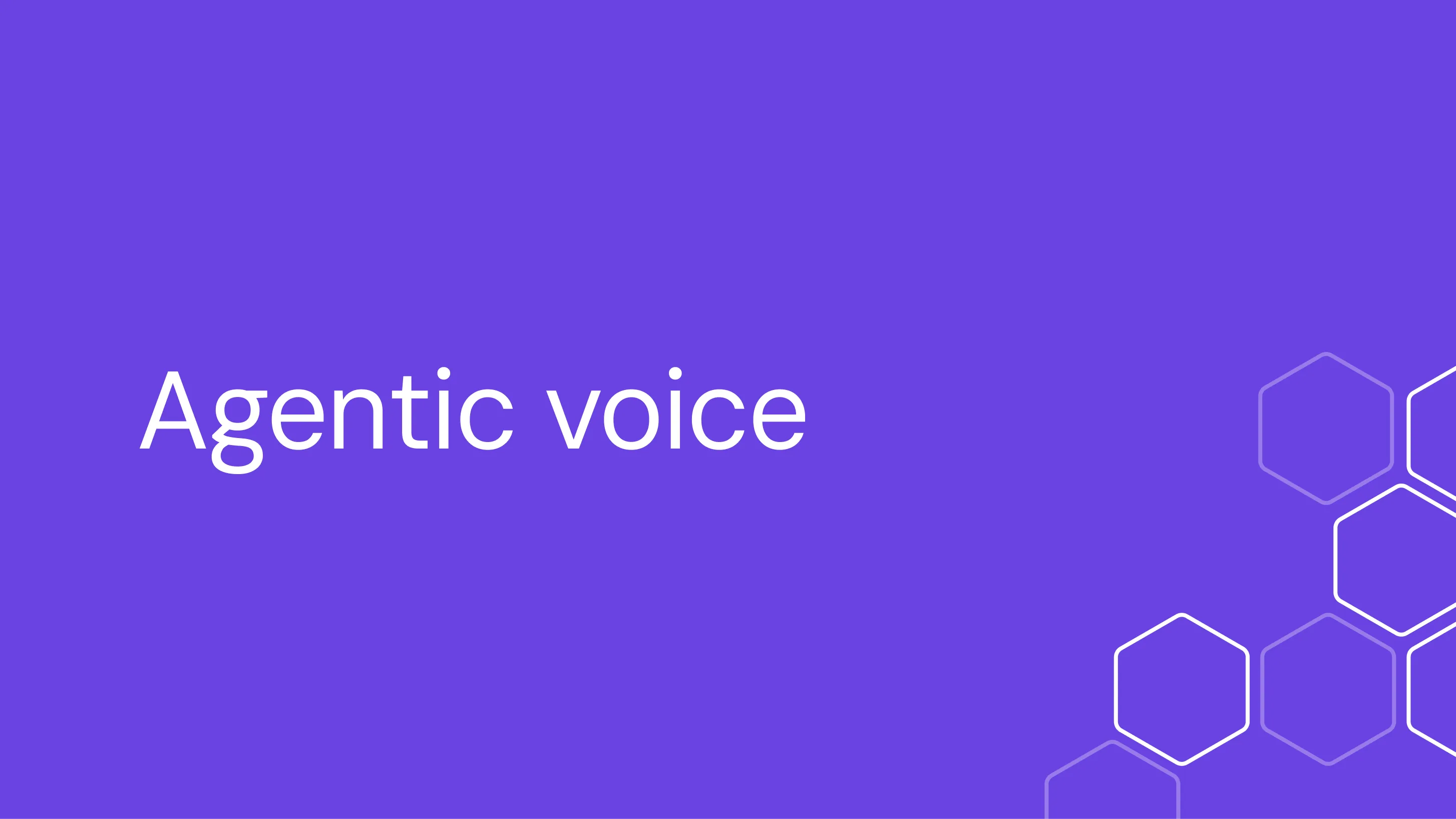 Agentic voice AI converses at human speed